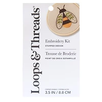 Bumble Bee Embroidery Kit by Loops & Threads®