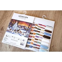 Letistitch Christmas Wood Counted Cross Stitch Kit