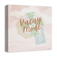 Vacay Mode Canvas Wall Art