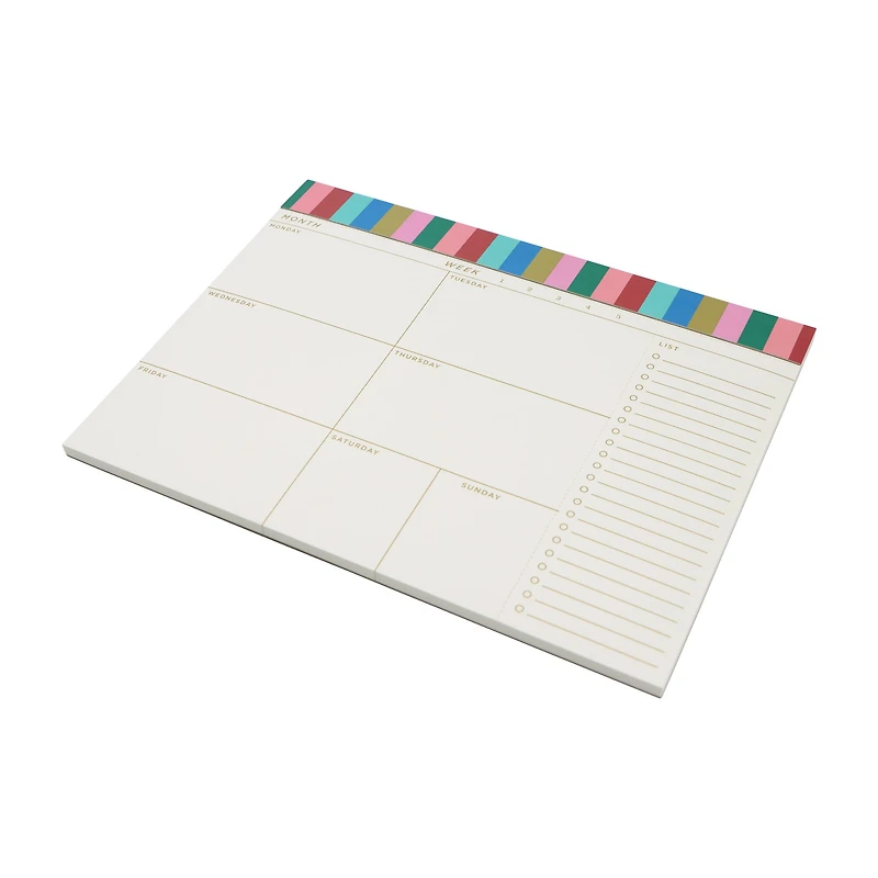 Assorted 10" x 7.5" Month Week Planner by Fab Finds