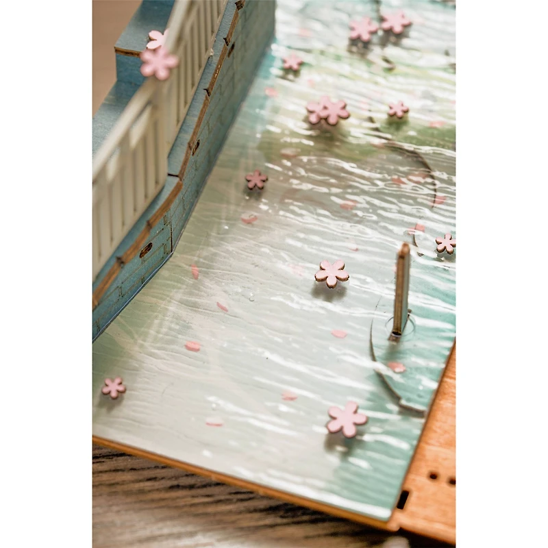 Rolife® Sakura Densya DIY Book Nook Shelf Insert Kit