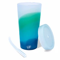 Silipint® 22oz. Mountain Air & Desert Sun Silicone Straw Tumblers