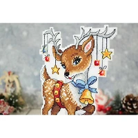 MP Studia Christmas Helper Plastic Canvas Counted Cross Stitch Kit