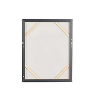 24" x 1.5" Gold Polystone Bull Shaded Running Living Room Framed Wall Art 