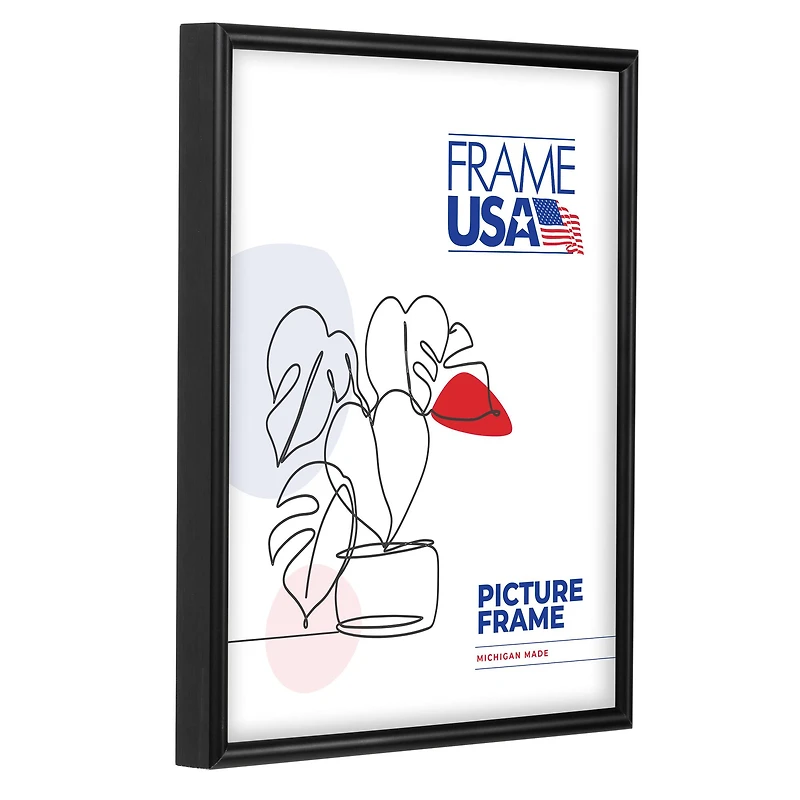 Frame USA Metal II Black Single Image Picture Frame