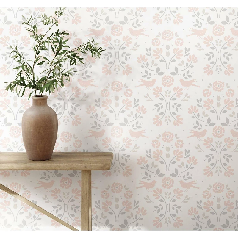 RoomMates Rose Lindo Woodland Peel & Stick Wallpaper