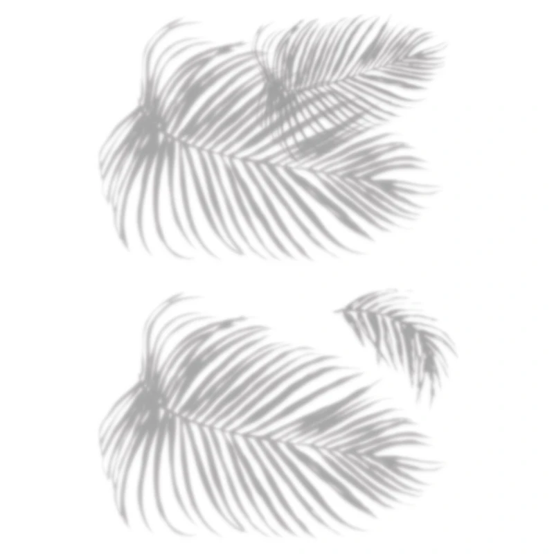 RoomMates Mr. Kate Tropical Shadow Palm Frond Peel & Stick Wall Decals