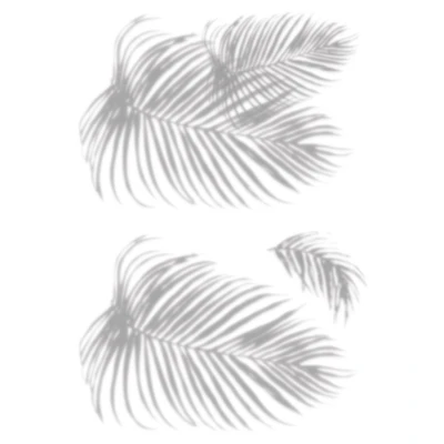 RoomMates Mr. Kate Tropical Shadow Palm Frond Peel & Stick Wall Decals