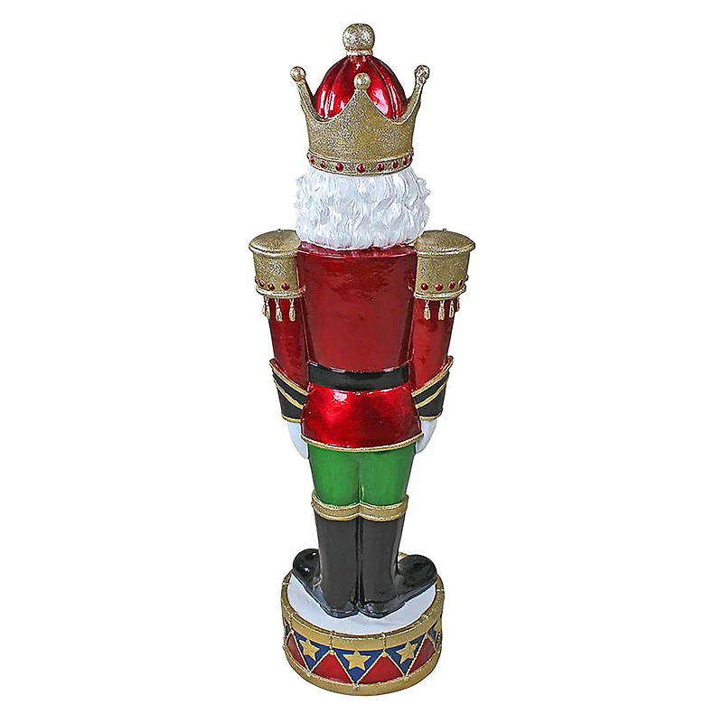 Design Toscano 36" LED Lit Holiday Nutcracker Statue