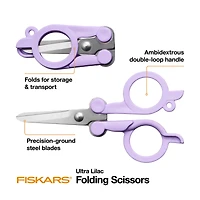 Fiskars® 4" Ultra Lilac Folding Scissors