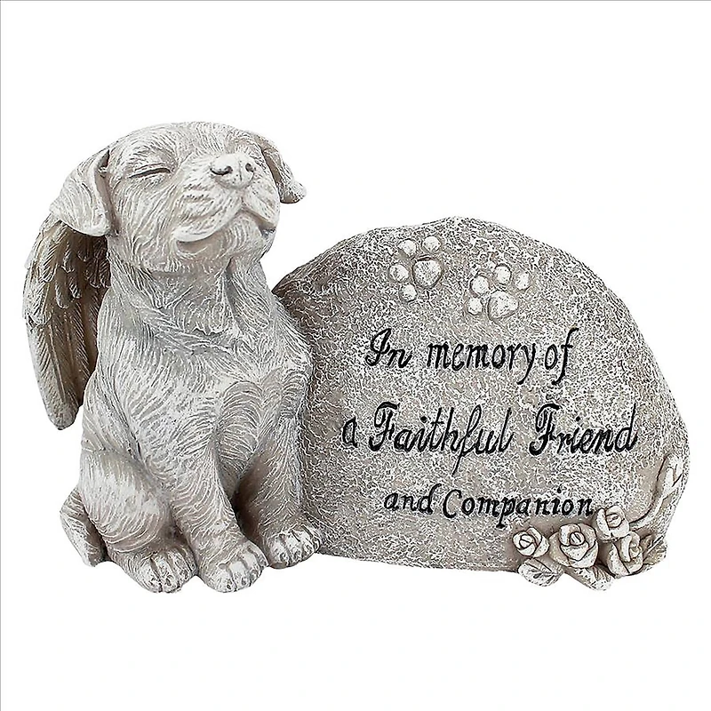 Design Toscano 6" Forever in Our Hearts Memorial Dog Statue