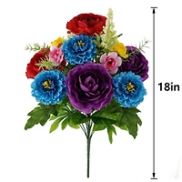 18" Scabiosa & Ranunculus Mix Bush by Ashland