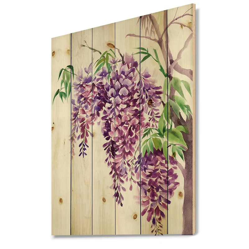 Designart - Purple Wisteria Branches
