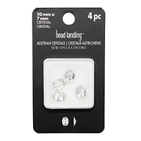 10mm x 7mm Oval Sew-On Austrian Crystals by Bead Landing