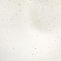 Hello Honey® 7.25" White Sand Finish Ruffled Stoneware Planter