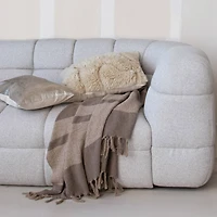 Hello Honey® 20" x 20" Auckland Essence Natural Wool & Cotton Pillow