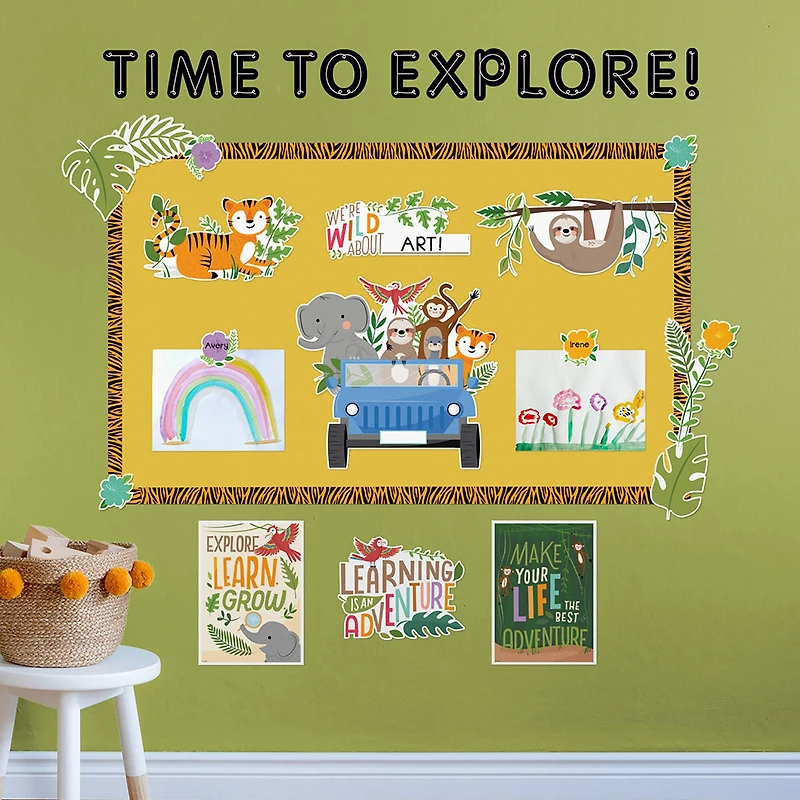 Creative Teaching Press® Jungle Friends Bulletin Board Set