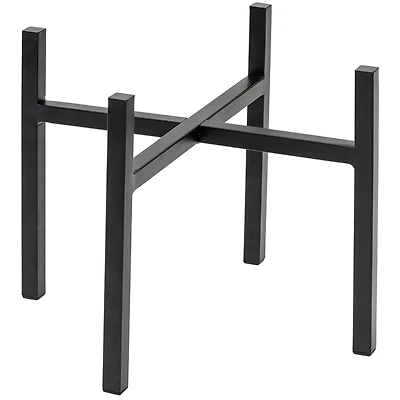 Sorbus 14" Black Mid Century Style Plant Stand