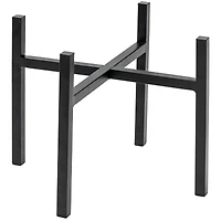 Sorbus 14" Black Mid Century Style Plant Stand