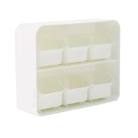 Mind Reader White 6 Drawer Tea Bag Holder