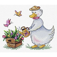 MP Studia Gardening Cross Stitch Kit