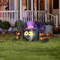 2.5ft. Airblown® Inflatable Halloween Spider with Top Hat