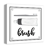 Brush 16" x 16" Canvas Wall Art