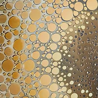 CosmoLiving by Cosmopolitan Gold Porcelain Scales Starburst Framed Wall Art with Gold Aluminum Frame Set of 2 32", 32"