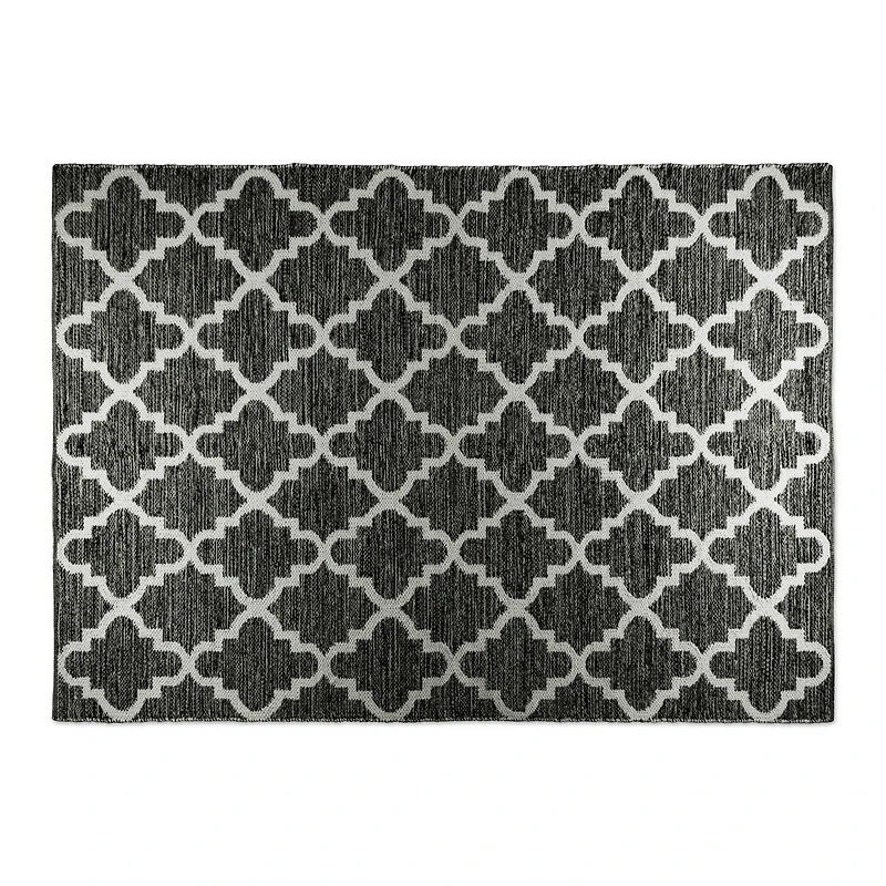 DII® Gray Lattice Hand-Loomed Rug, 4ft. x 6ft.