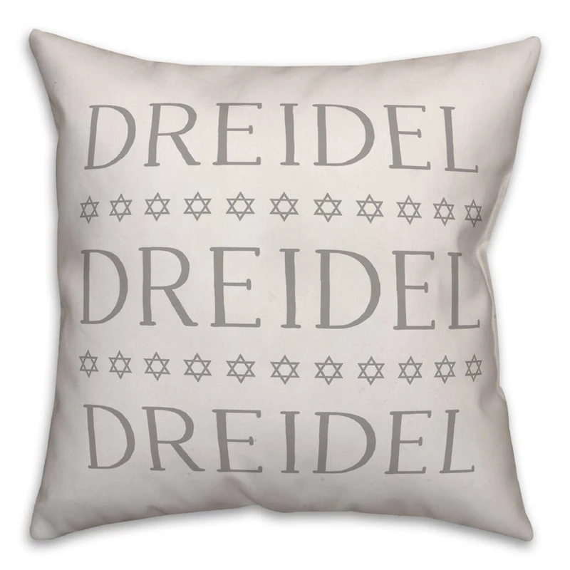 Dreidel Driedel Driedel 18x18 Spun Poly Pillow