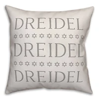 Dreidel Driedel Driedel 18x18 Spun Poly Pillow