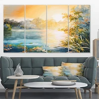 Designart - Sunset on the Lake
