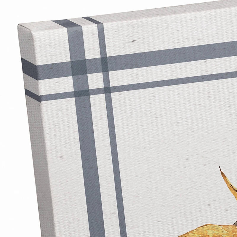 Thanks And Giving Fall Wreath Canvas Wall Art