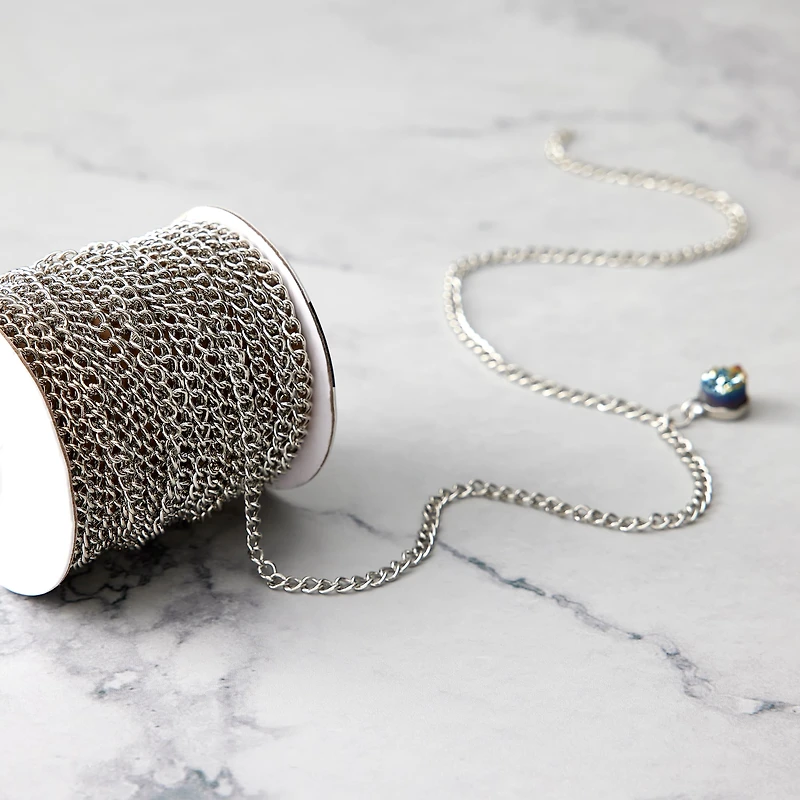 Rhodium Chain Spool By Bead Landing™