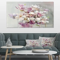 Designart - Pink Magnolia Flowers