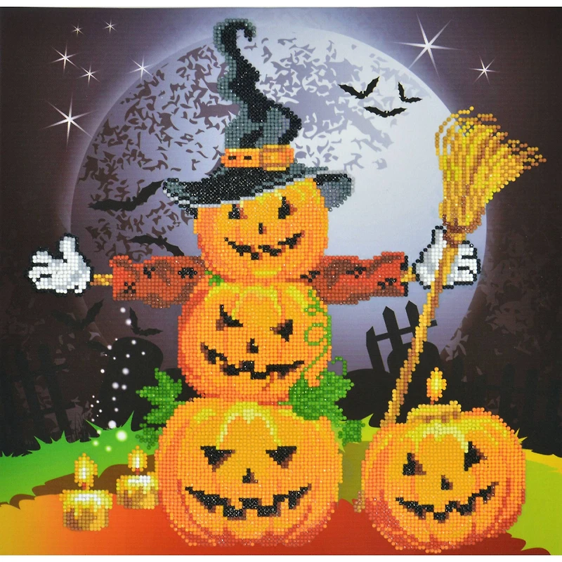 Diamond Dotz® Halloween Scarecrow Diamond Painting Kit