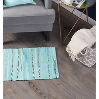 DII® Multi Aqua Rag Rug, 20" x 31.5"