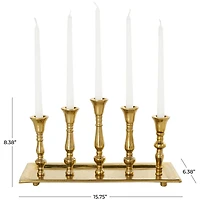 Aluminum Candle Candelabra with Candle Plate