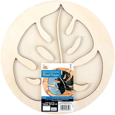 Mod Podge® 12" Resin Pouring Leaf Plaque