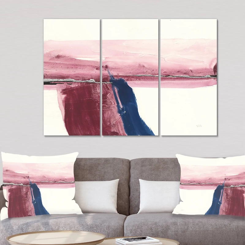 Designart - Patch of Dirty Pink I