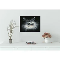 Diamond Dotz® Intermediate Shadow Cat Pre-Framed Diamond Painting Kit