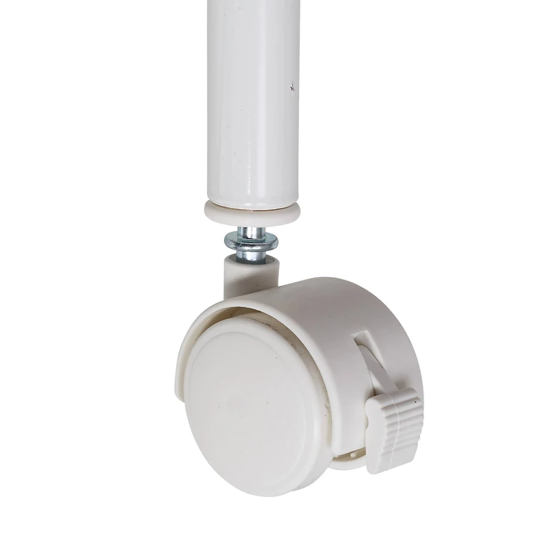 Honey Can Do Gray/White 6-Bin Rolling Cart