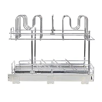 Household Essentials Glidez Cabinet Pot & Pan Lid Organizer