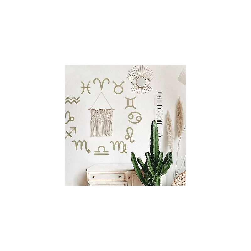 RoomMates Metallic Zodiac Peel & Stick Giant Wall Decals