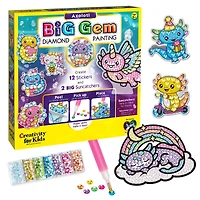 Creativity for Kids® Big Gem Diamond Painting Axolotl