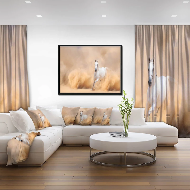 Designart - Arabian Horse in Desert Storm