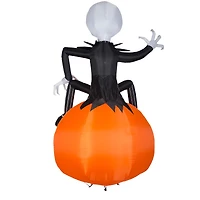 9.5ft. Airblown® Inflatable Halloween Jack Skellington on Jack-o'-Lantern