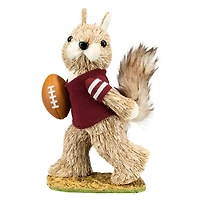 8.25" Standing Squirrel with Football Natural Décor by Ashland®
