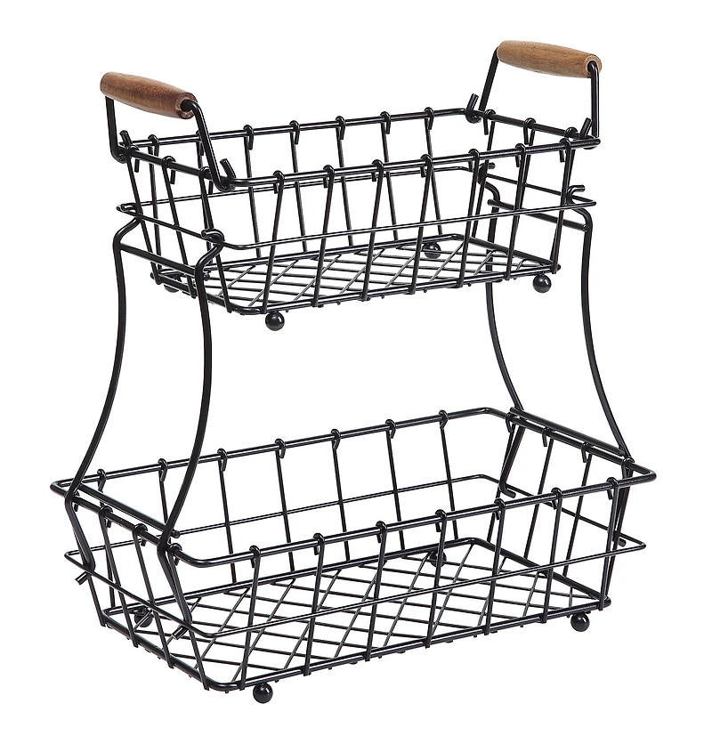 SunnyPoint 2-Tier Wire Basket
