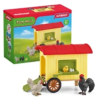 Schleich Farm World Mobile Chicken Coop Playset